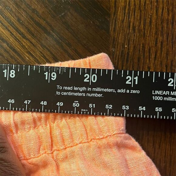 Athleta Retreat Linen Elastic Waist Drawstring Lightweight Shorts Plus Size 22 - Picture 7 of 7